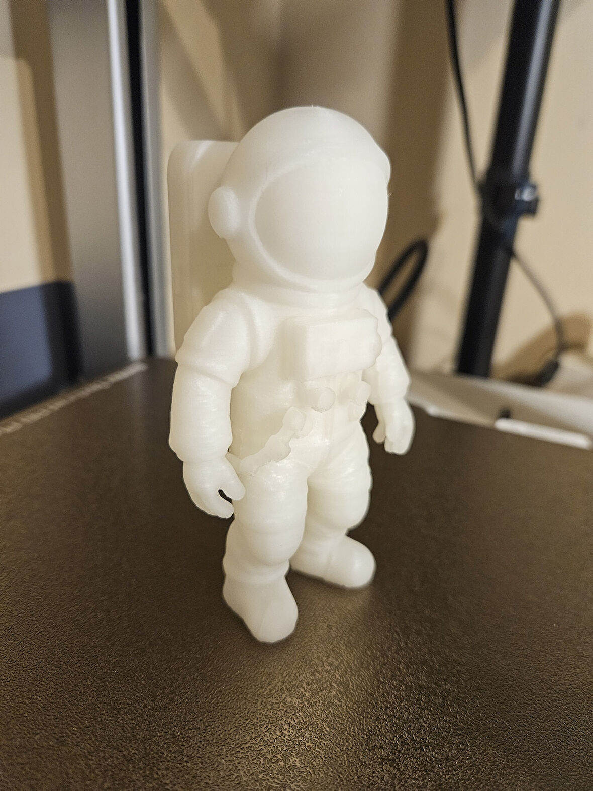 Astronot Oyuncak Beyaz Renk PLA Doğal MAlzeme 13CM