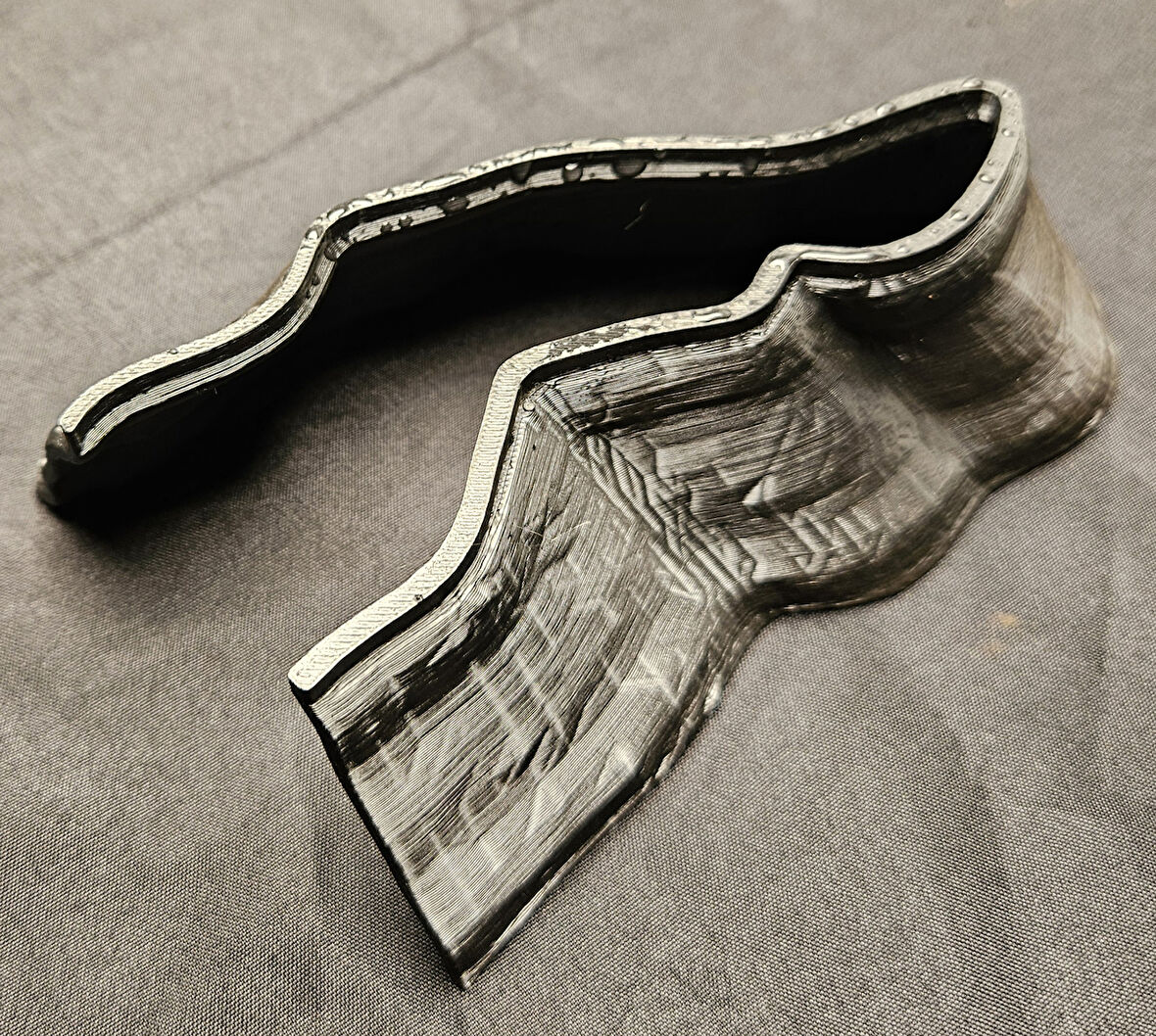 Balık ve Karides Akvaryum Mağarası petg malzeme Sİyah 14CM