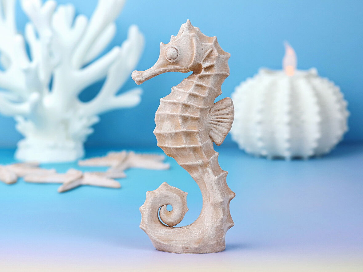 Denizatı Oyuncak Doğal Petg Malzeme 14 CM Bej Renk