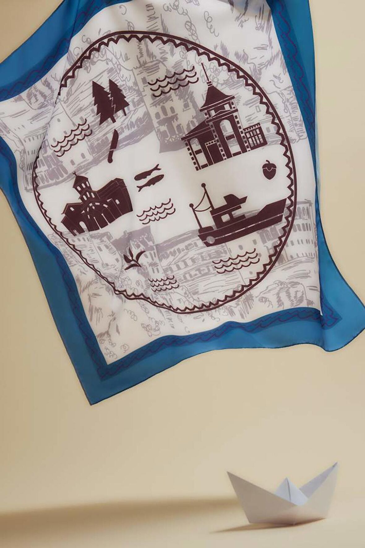 DeFacto Kadın Trabzon Temalı Fular F5211AXNSBR234