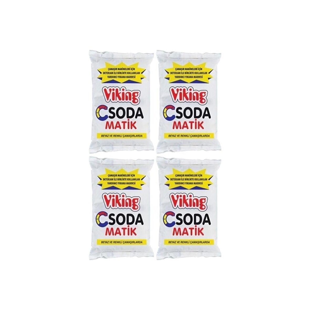 Viking Toz Soda Matik 500 gr 4 Adet