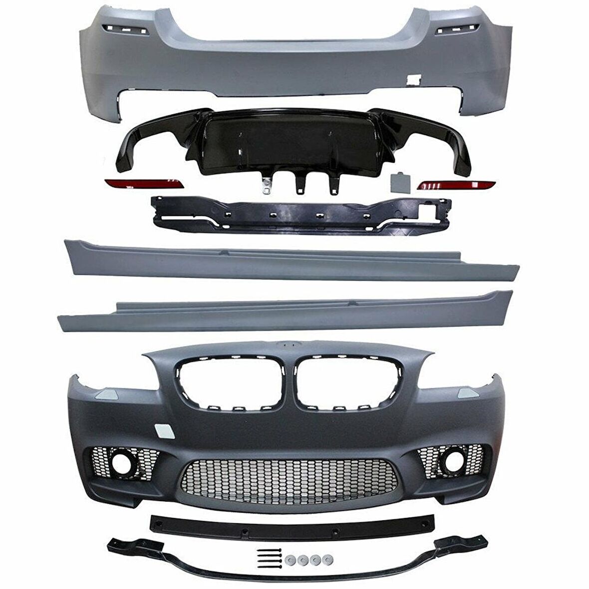 Bmw f10 lci body kit tampon seti m-tech taiwan goodgo 2013 / 2016