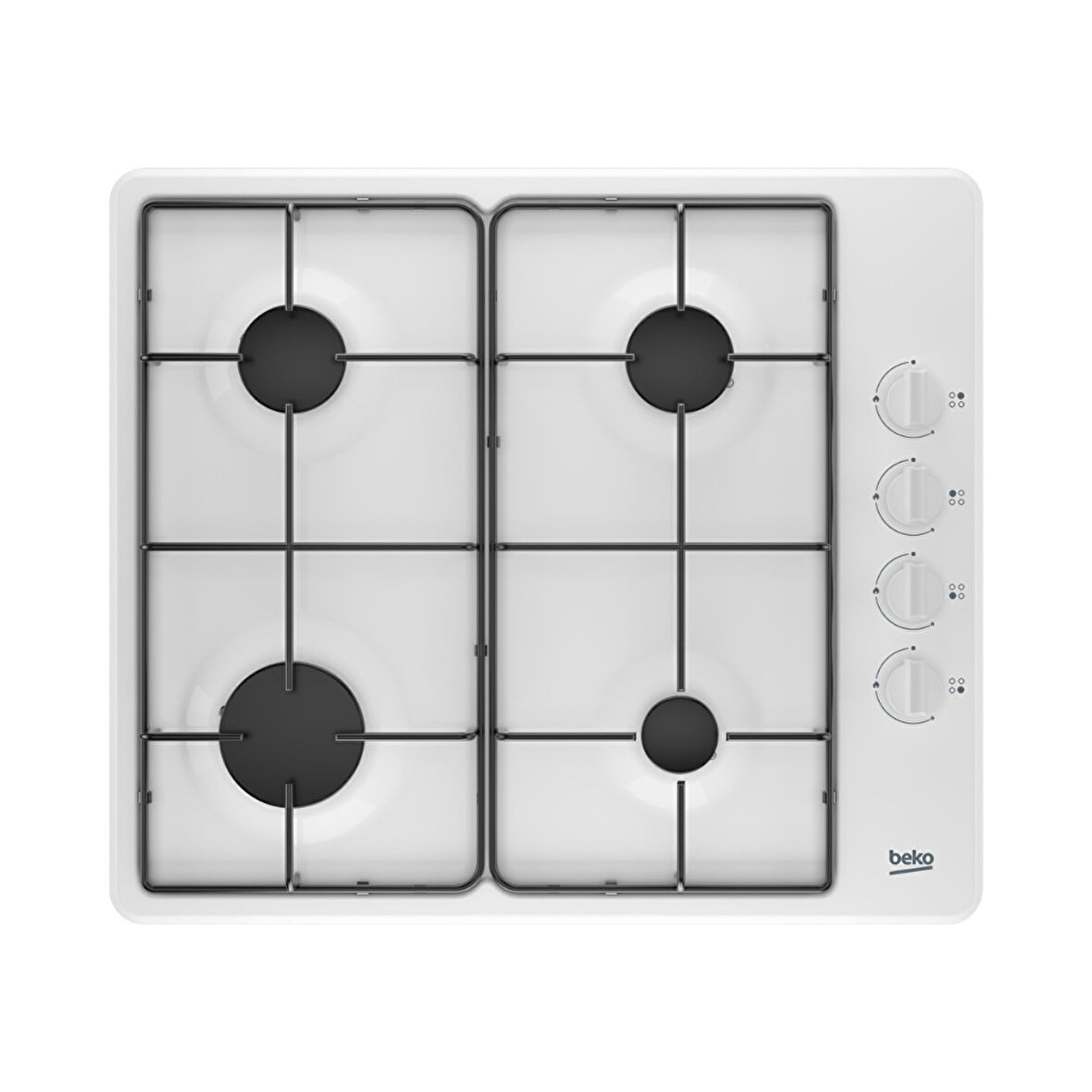 Bsomd D 611EB Beyaz Set Üstü Ocak