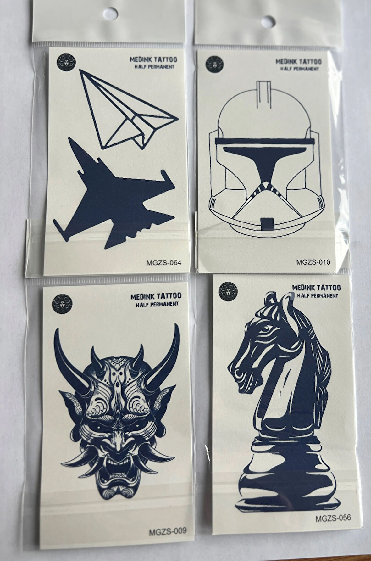 Atak 4 Adet Minimal 11x8 cm 3 Hafta Kalıcı Yarı Kalıcı Geçici Dövme