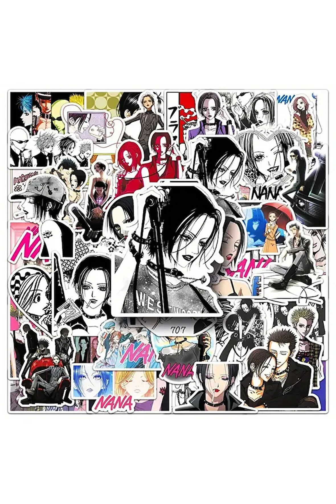 Nana Hachi  Anime Manga Sticker seti 50 adet - Anime Sticker