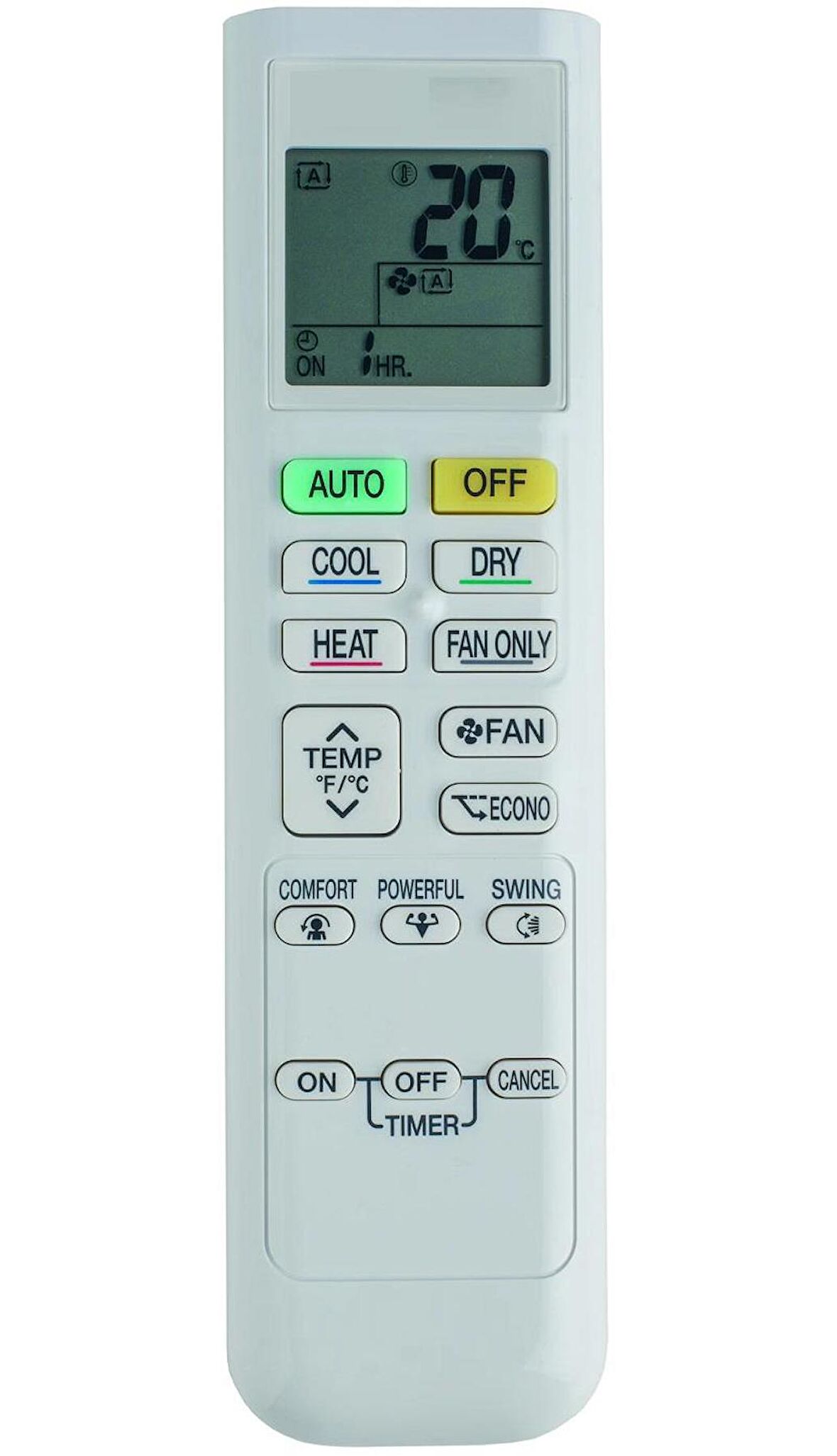 Daikin FTXF60A2V1B Klima Kumandası