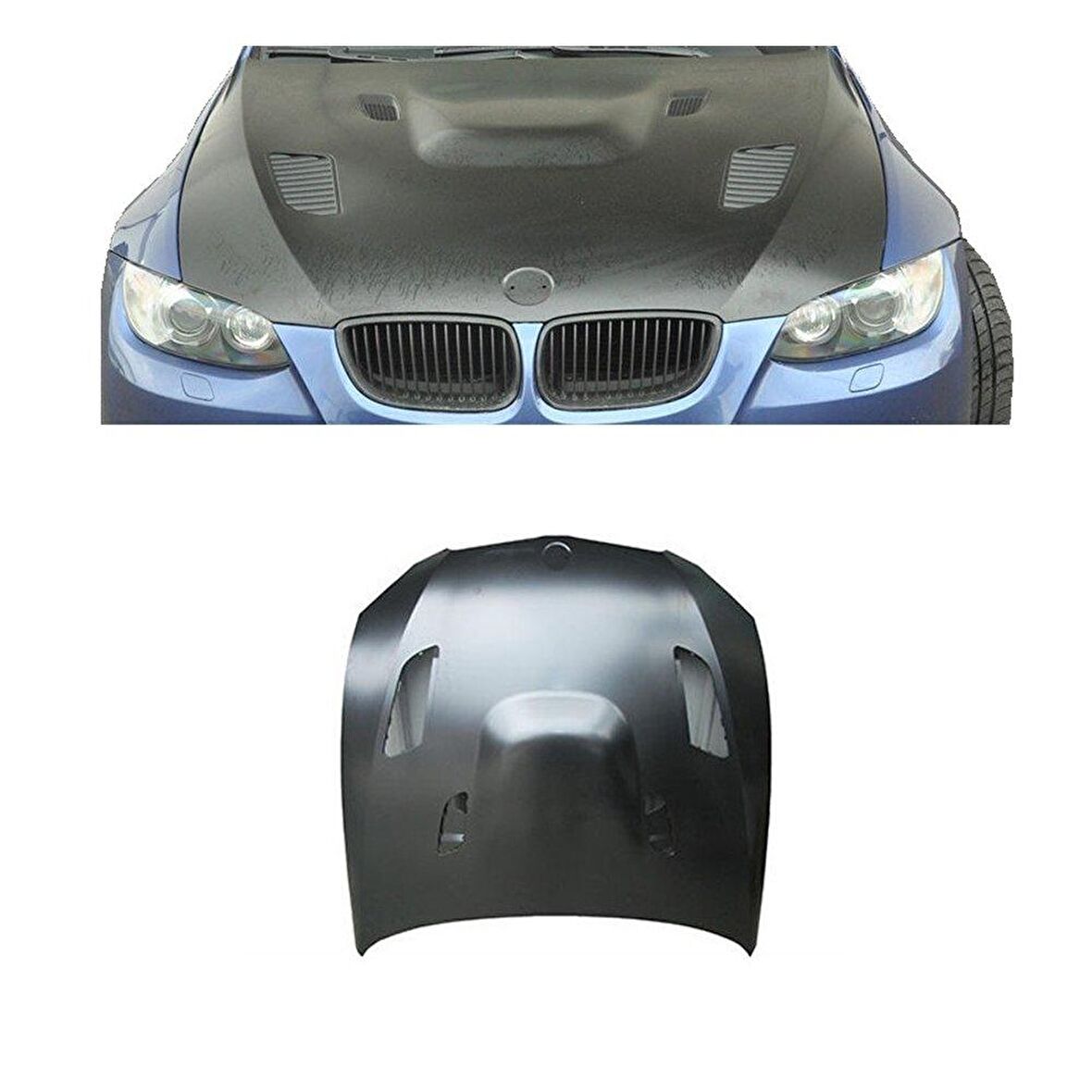 Bmw e92 lci motor kaputu m3 gtr dizayn 4 ızgaralı