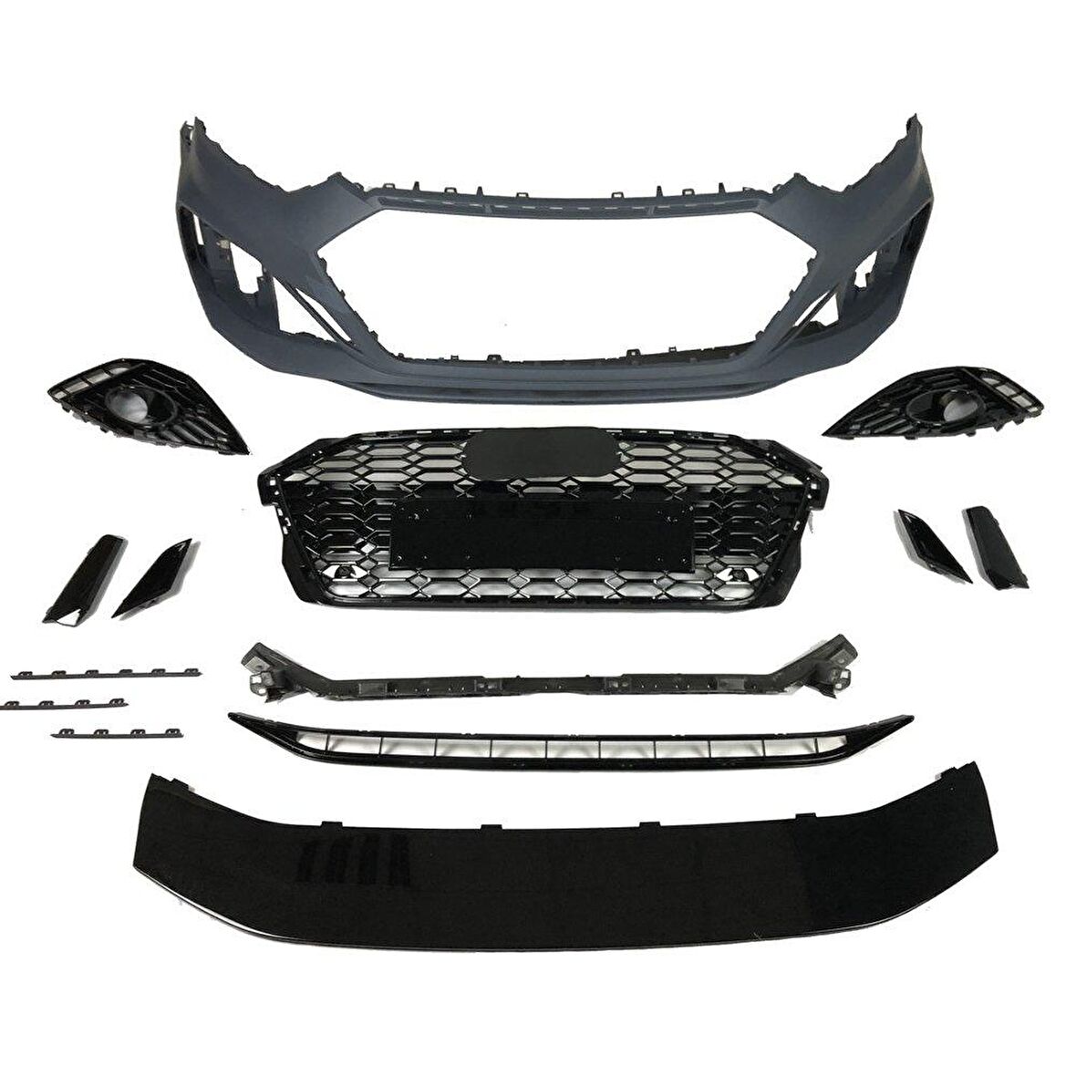 Audi a5 rs5 ön tampon ve panjur seti 2019+ facelift