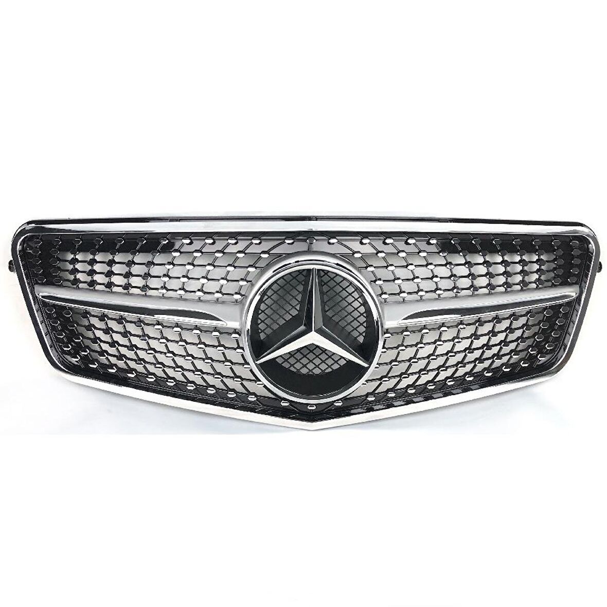 Mercedes w212 diamond ön panjur ızgara gri çıta 2009 / 2013