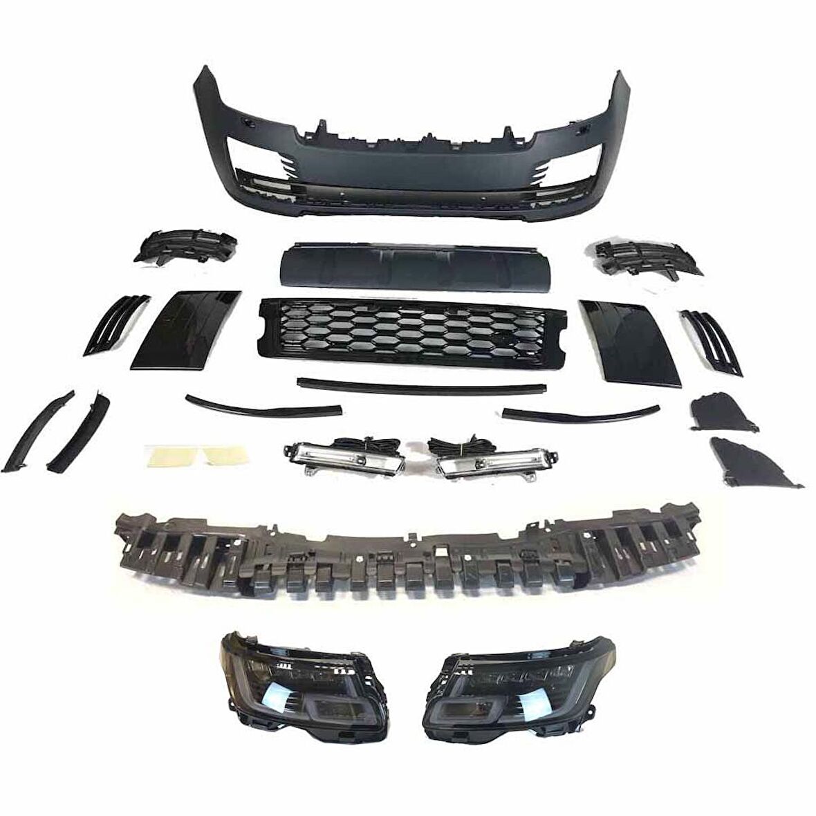 Lr vogue makyajlı body kit görünüm tampon seti 2013 / 2018