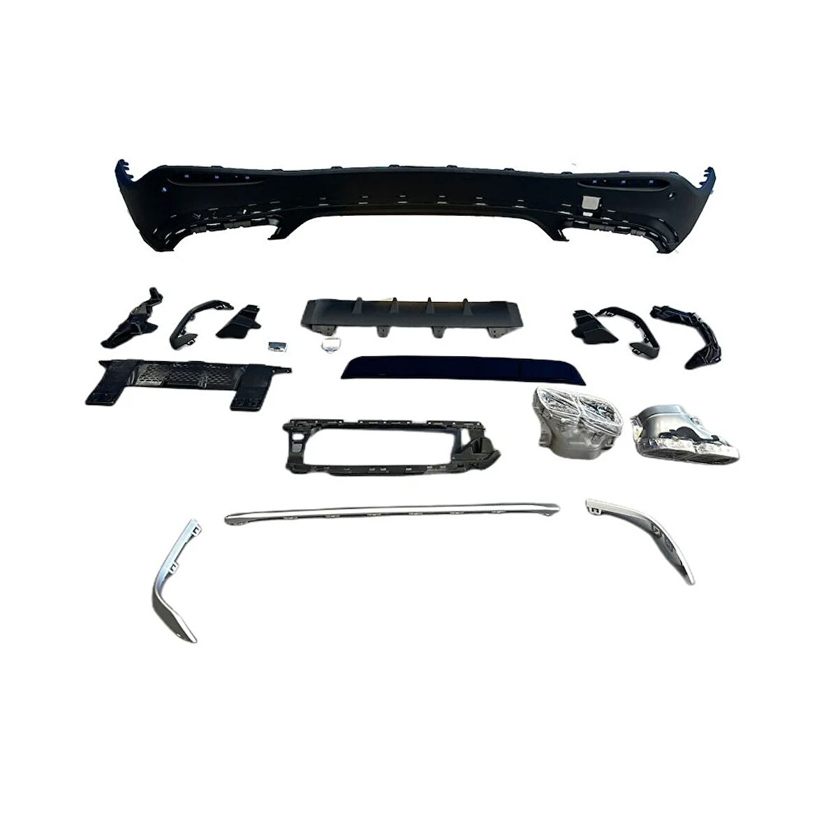 AUTOGP  W254 DİFÜZÖR GLC63 + SİLVER EGSOZ UCU SUV