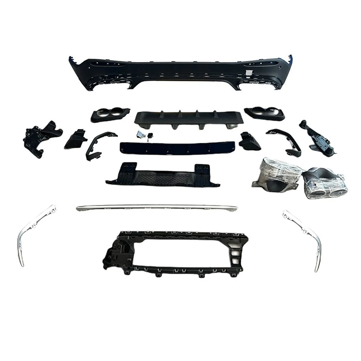 AUTOGP  W254 DİFÜZÖR GLC43 + SİLVER EGSOZ UCU SUV