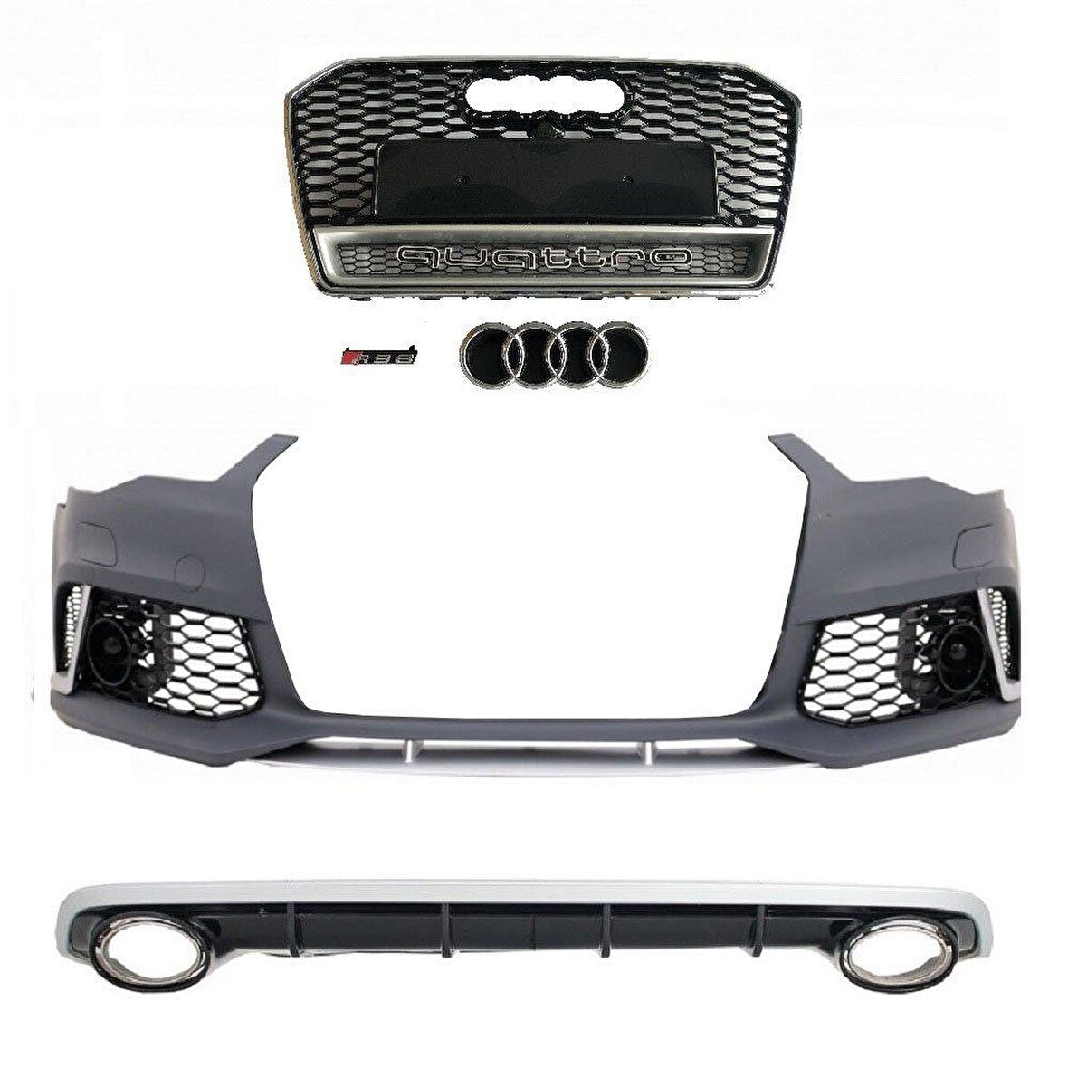 Audi a6 rs6 body kit tampon seti komple 2014 / 2017