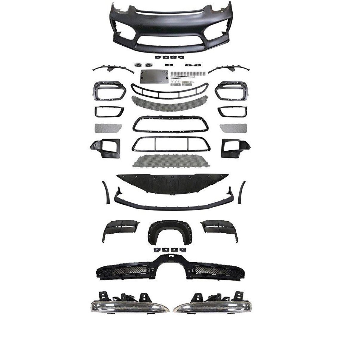 Porsche cayman boxter 981 body kit tampon seti gt4 2013 / 2016