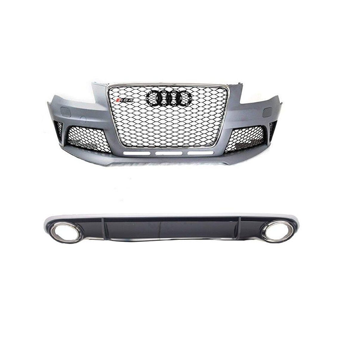 Audi a4 rs4 body kit tampon ve panjur seti 2008 / 2011