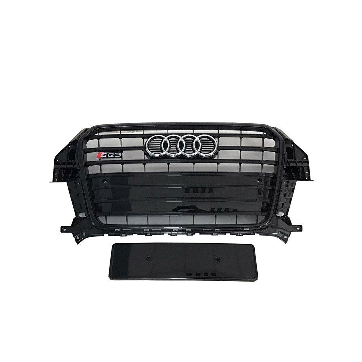 Audi q3 sq3 ön panjur komple 2012 / 2015 siyah