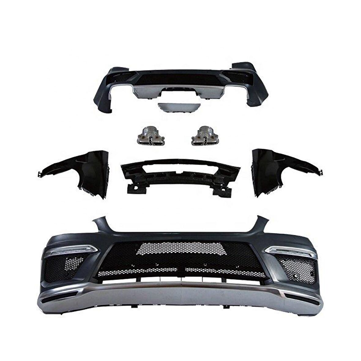 Mercedes w166 ml body kit tampon seti 2012 / 2015