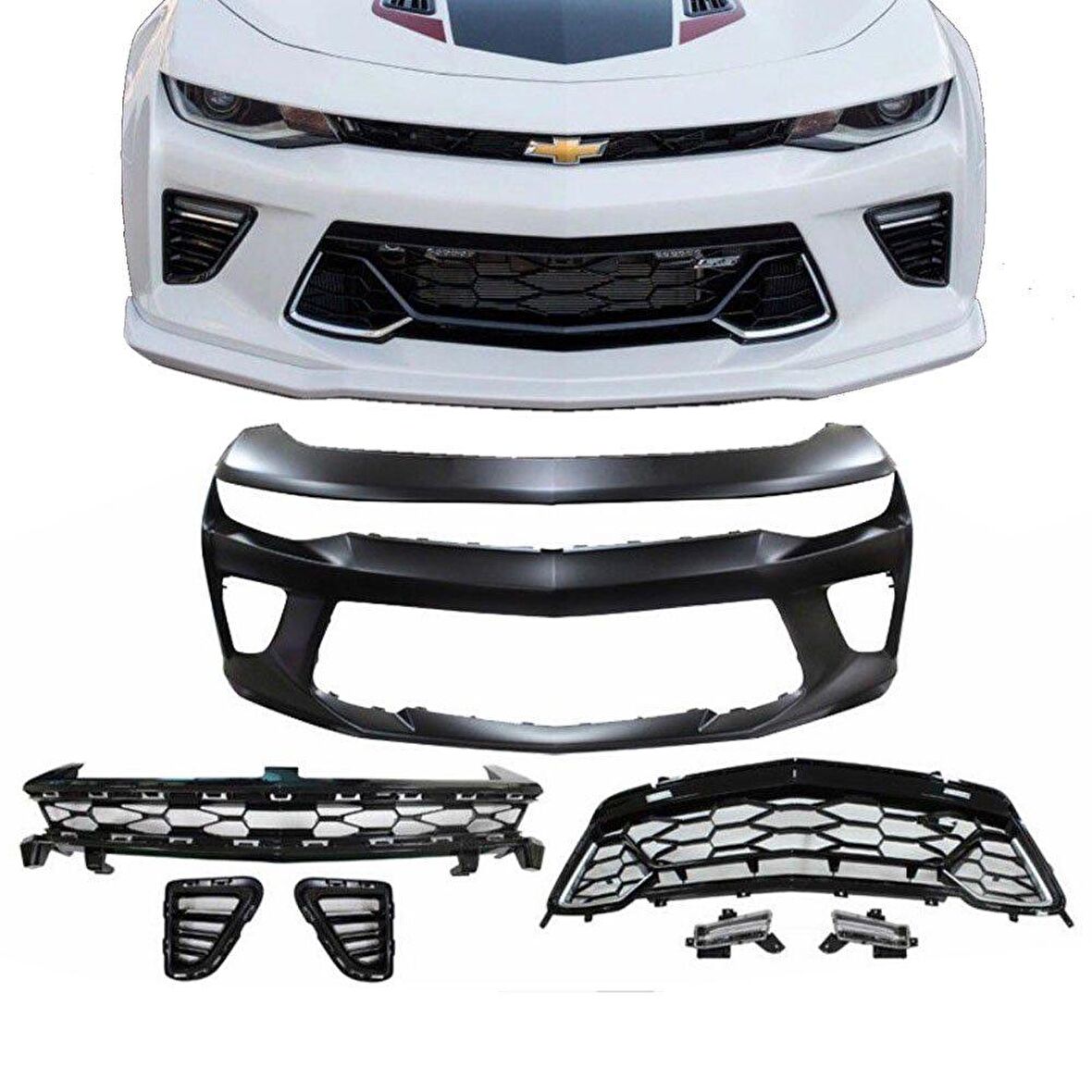 Chevrolet camaro ön tampon komple 50. yıl 2016+