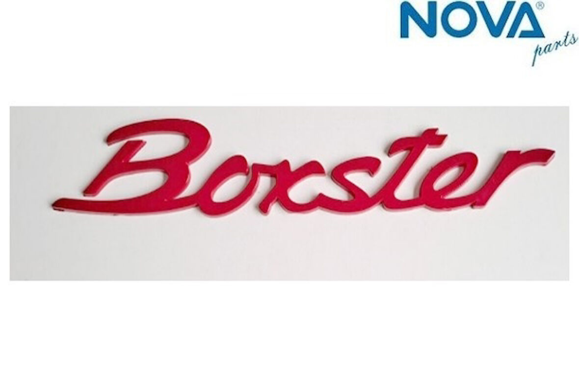 9865592370070C Yazı Boxster Kırmızı Porsche