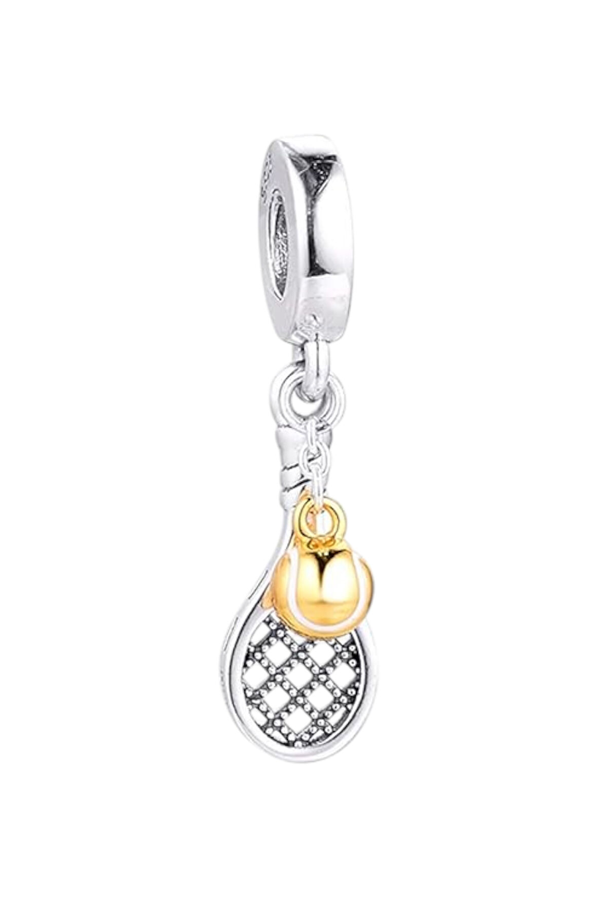 Tenis Raketi ve Top Charm