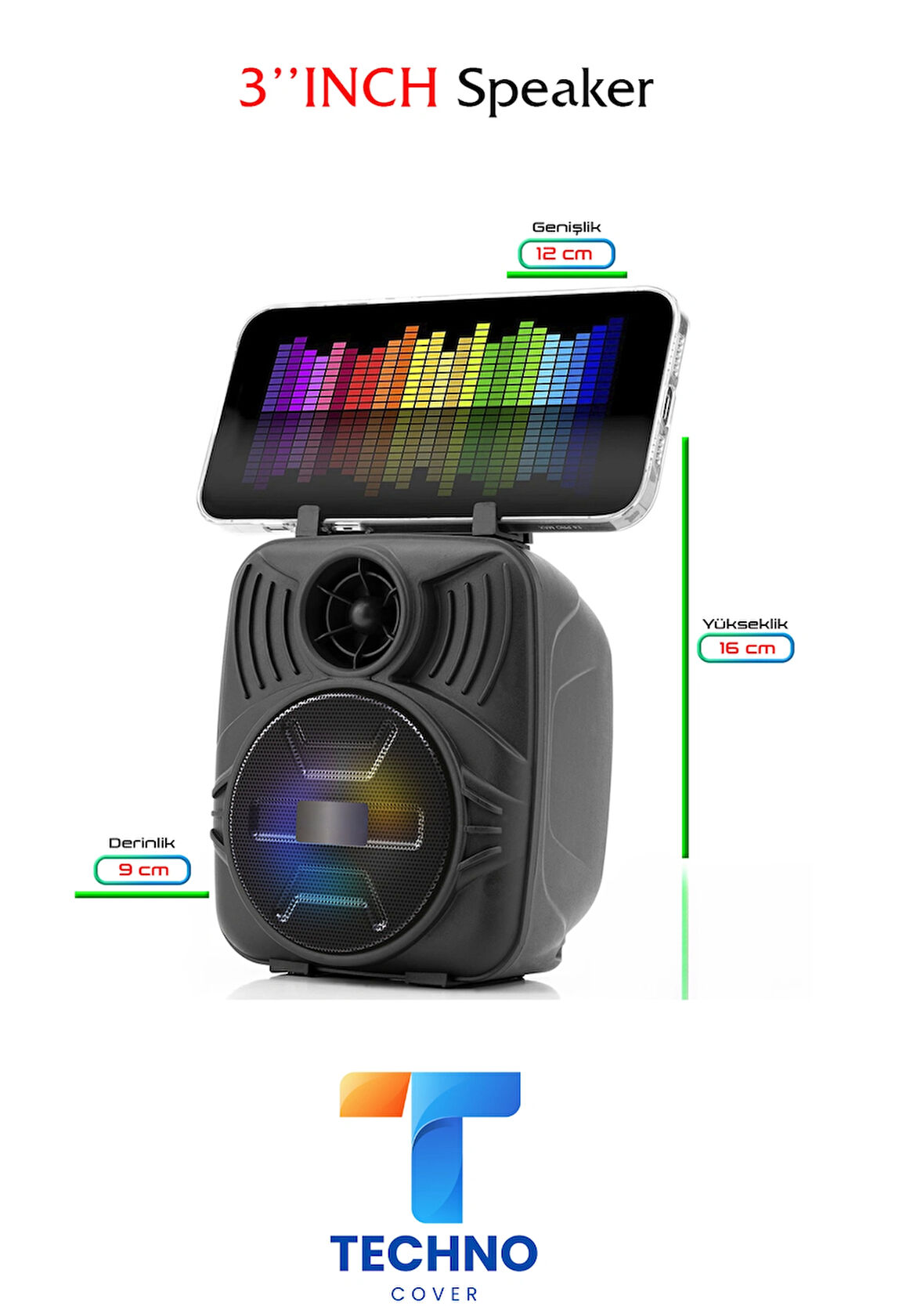 Bluetooth Özellikli Ses Boması 3" Speaker (KLN-30)