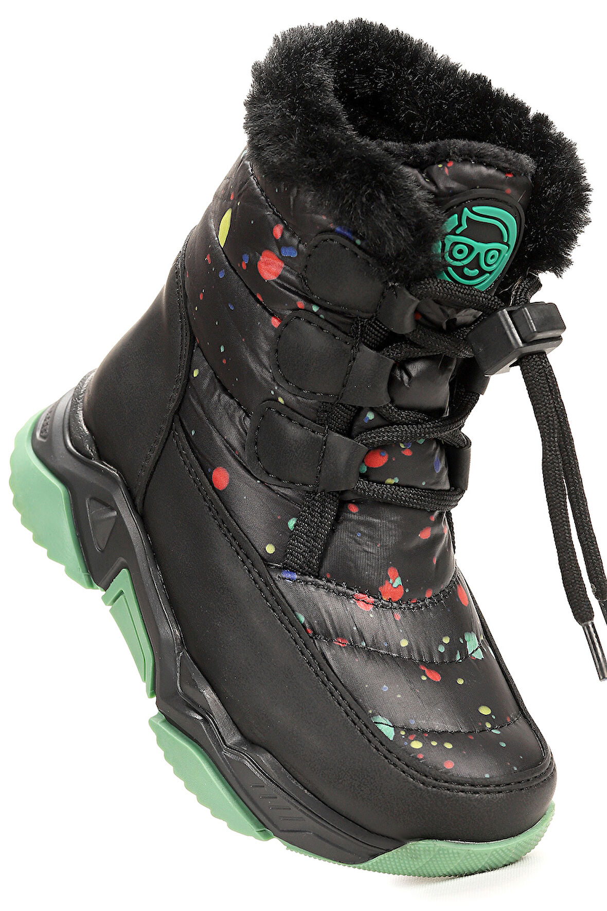 Kiko Kids Bambu Bağcıklı Kız Çocuk Kar Botu