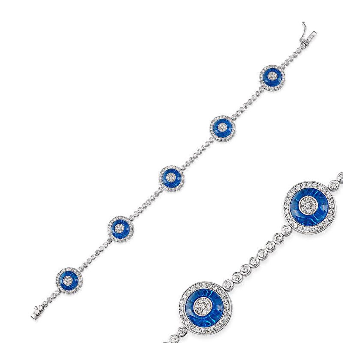 Nazar Boncuklu 1,87ct Pırlanta Bileklik