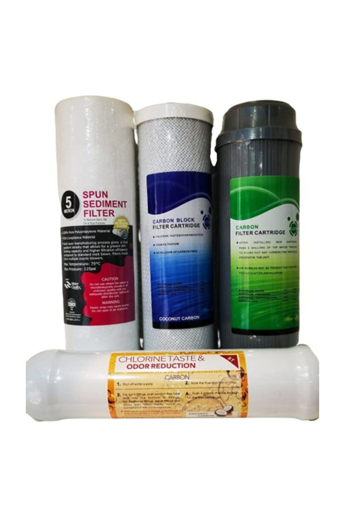 Su Arıtma Cihazı 4'lü Filtre Set