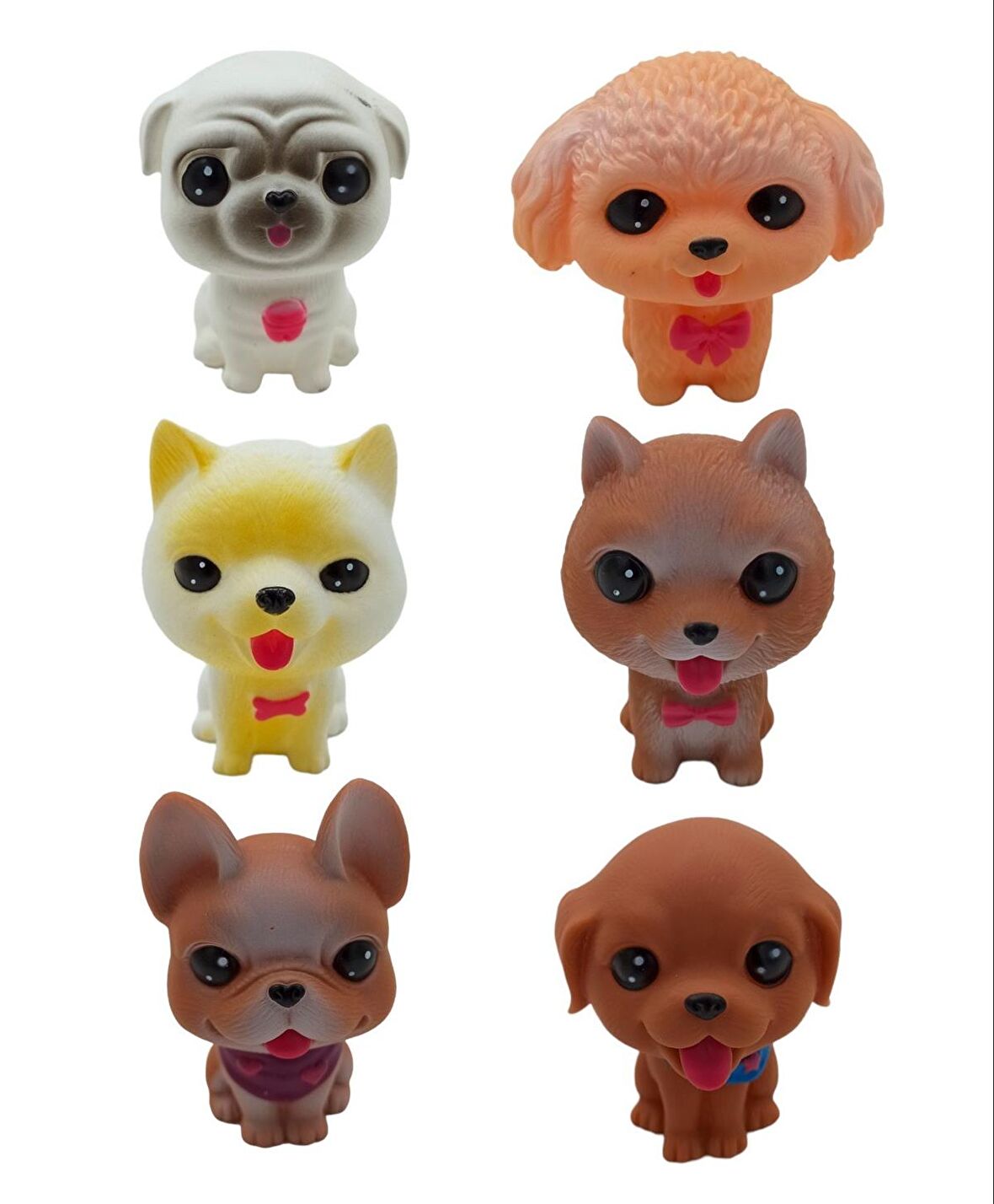 Oyuncak Sevimli Köpekcikler Cute Pets Dog Sevimli Hayvanlar Dost Köpekler 6'lı