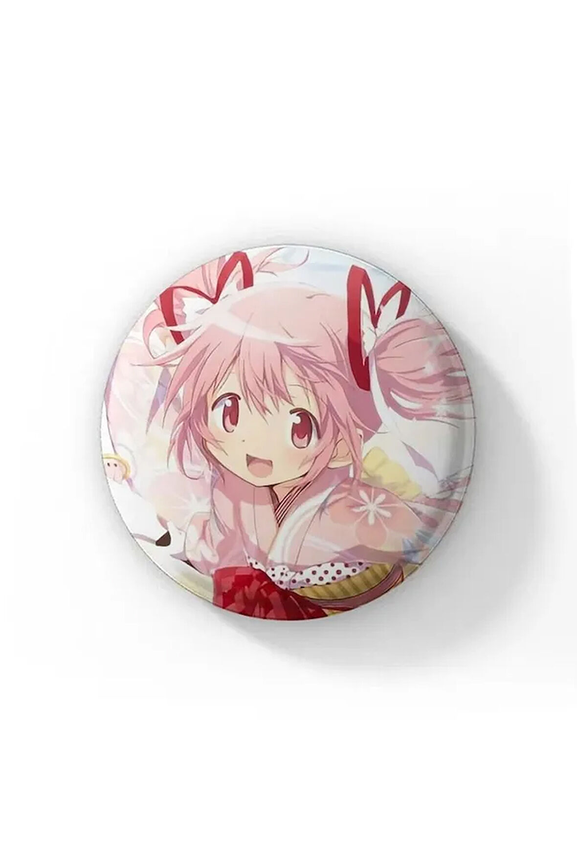 Puella Magi Madoka Magica Anime Buton Rozet 44 mm