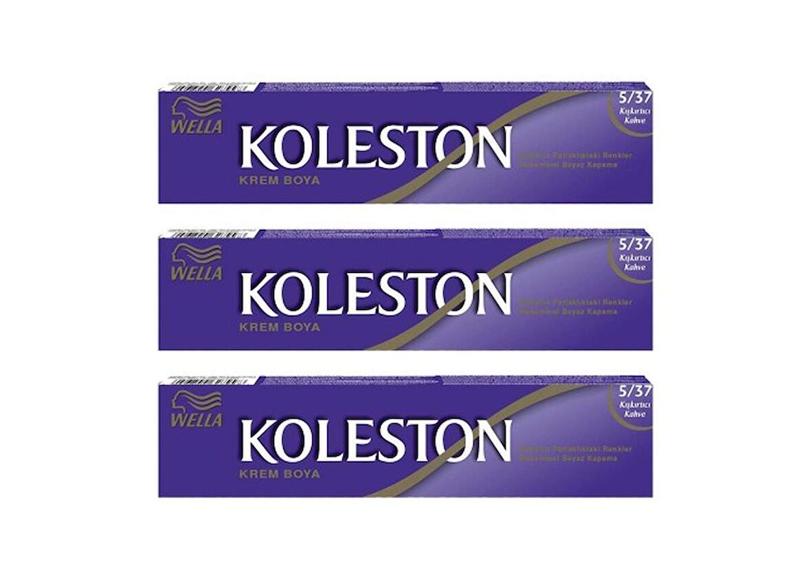 Koleston Tüp Boya 50 ml - 5.37 Kışkırtıcı Kahve 3 Adet