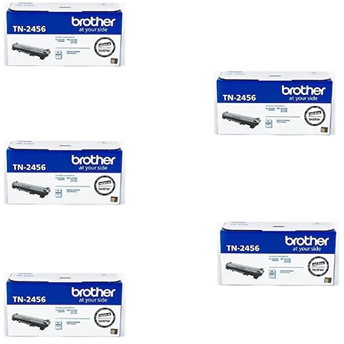 Brother TN-2456 / MFC-L2771dw Orjinal Toner 5'Lİ Avantaj Paket 