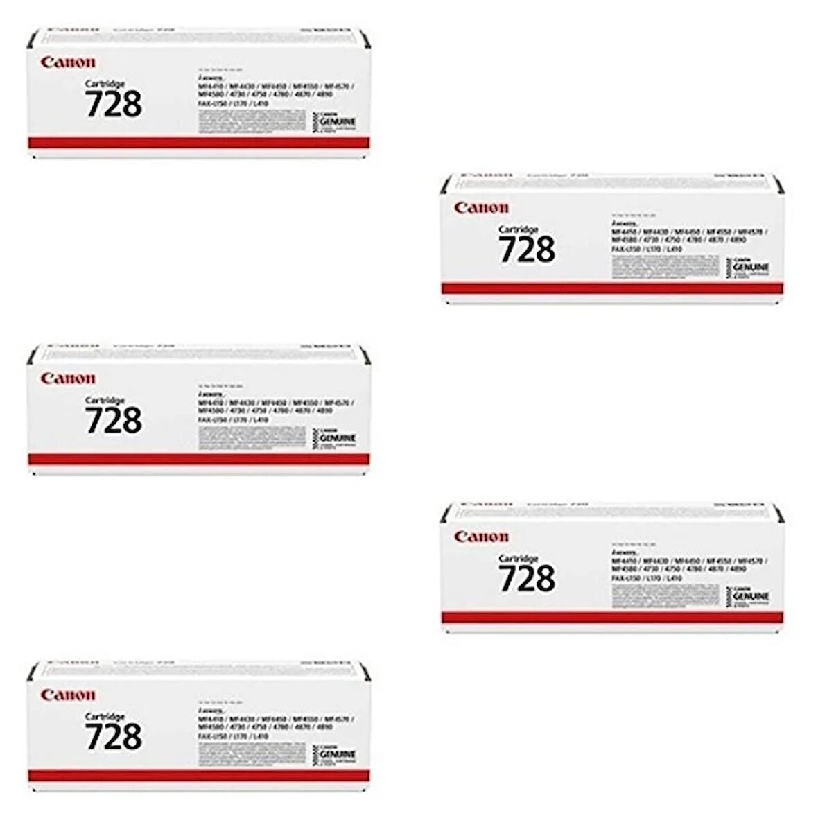 Canon CRG-728 / L150 Orjinal Toner 5'Lİ Avantaj Paket