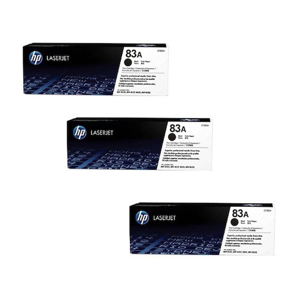 Hp 83A-CF283A / M125nw Orjinal Toner 3'LÜ Avantaj Paket 