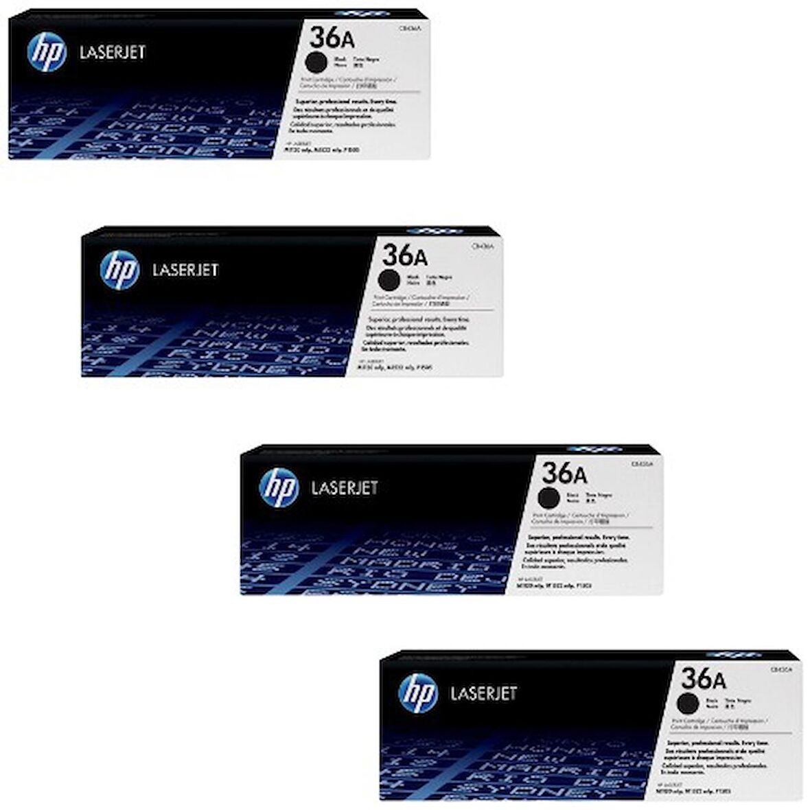 Hp 36A-CB436A / M1522 Orjinal Toner 4'LÜ Avantaj Paket 