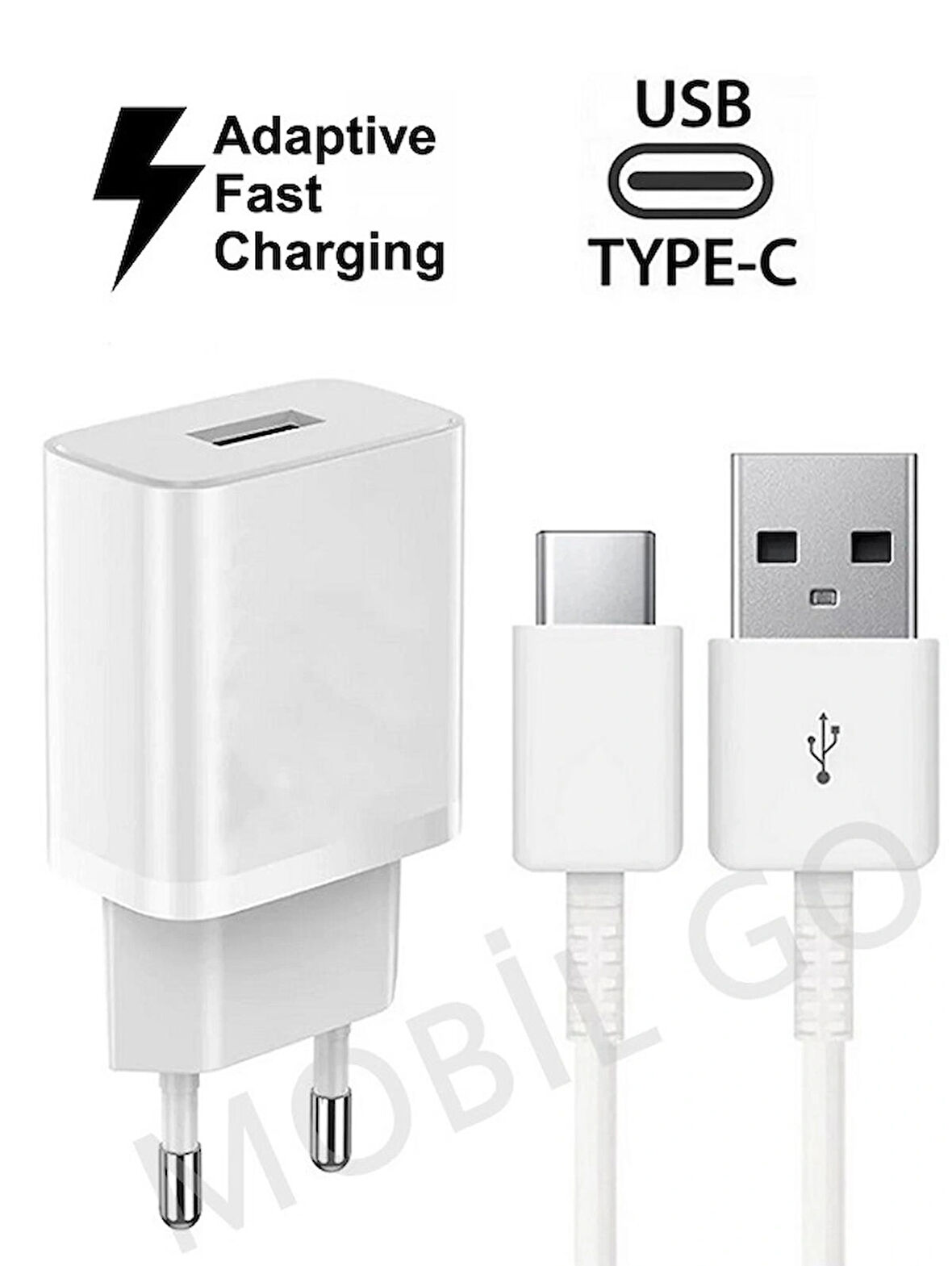 Samsung Galaxy A51 Uyumlu Type-c Hızlı Şarj Aleti Usb Data & Şarj Kablosu