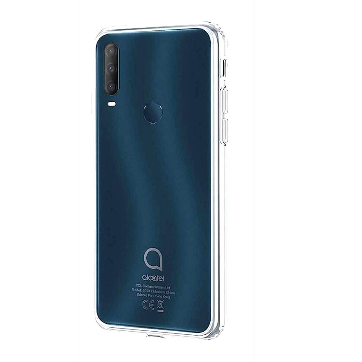 Gpack Alcatel 1S 2020 Kılıf Süper Silikon Arka KorumaNano Glass