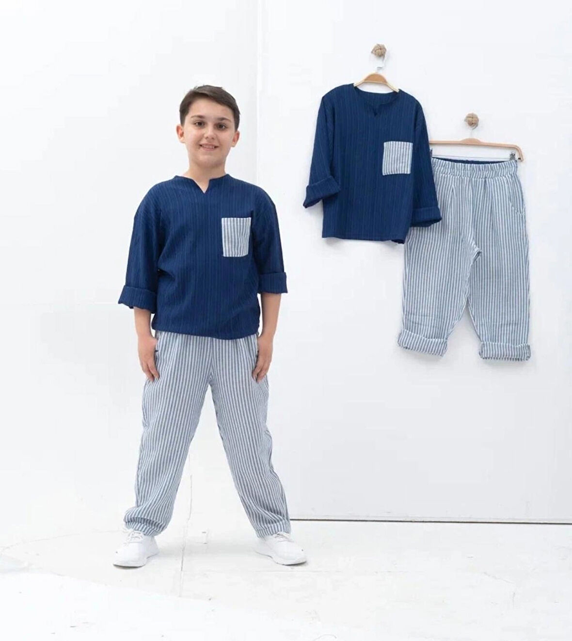 Erkek Çocuk Müslin Takım