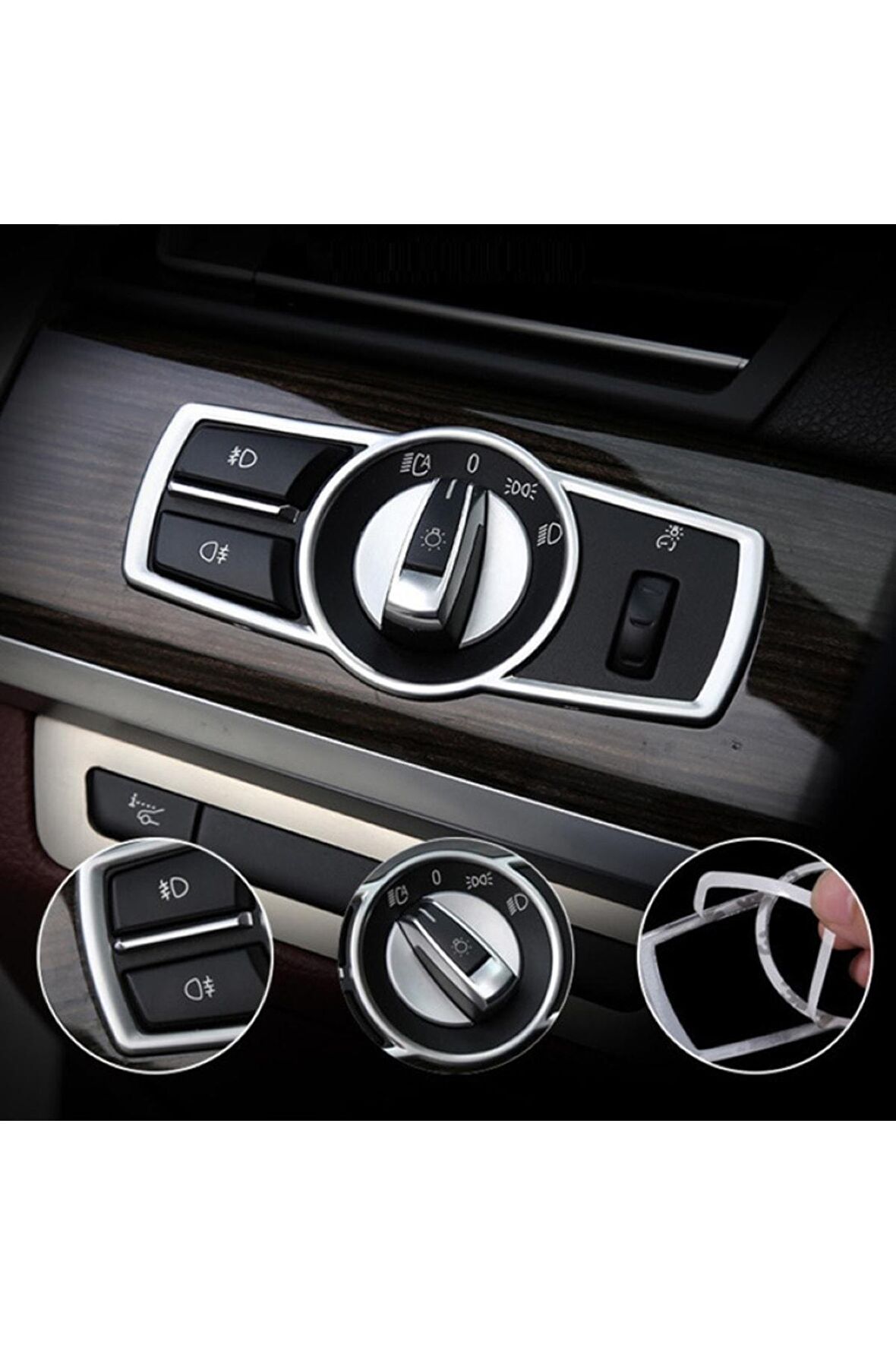 Bmw F10 Far Açma Çerçevesi Kromu