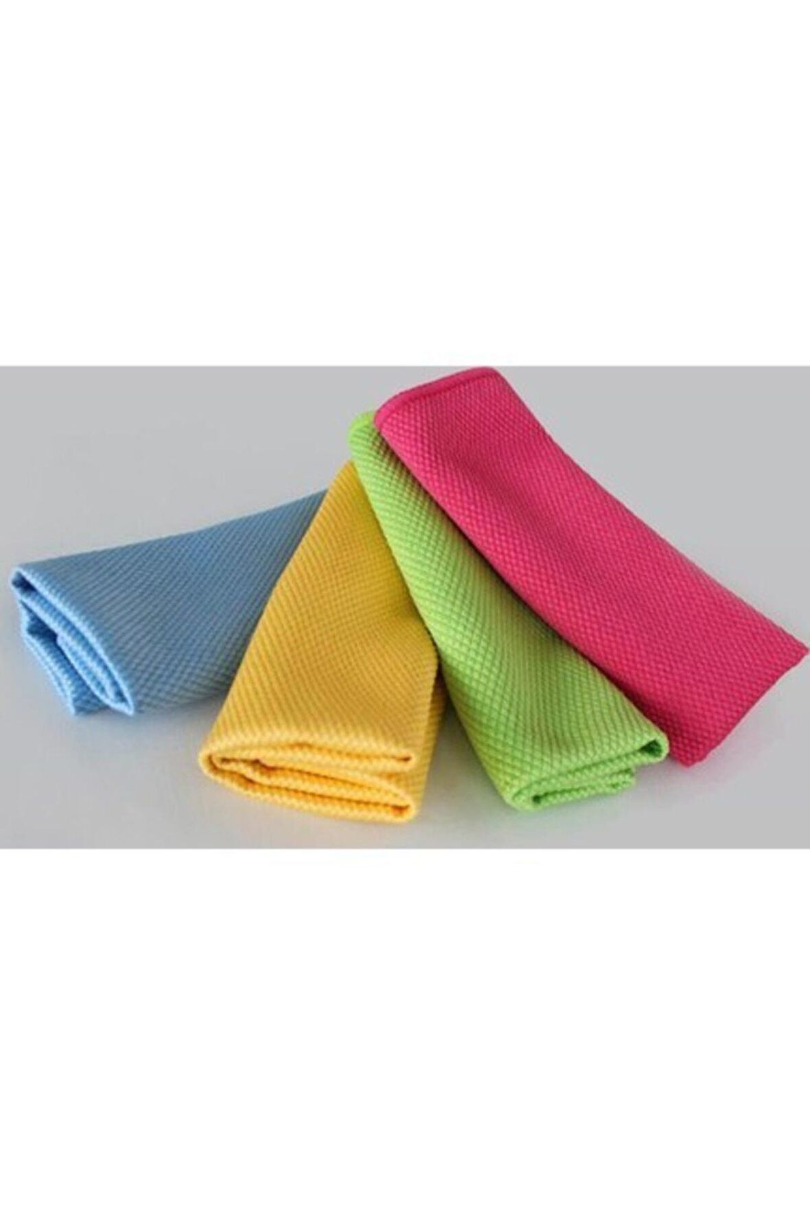 Mikrofiber Cam Bezi 4'lü Mop 40*40 Cm