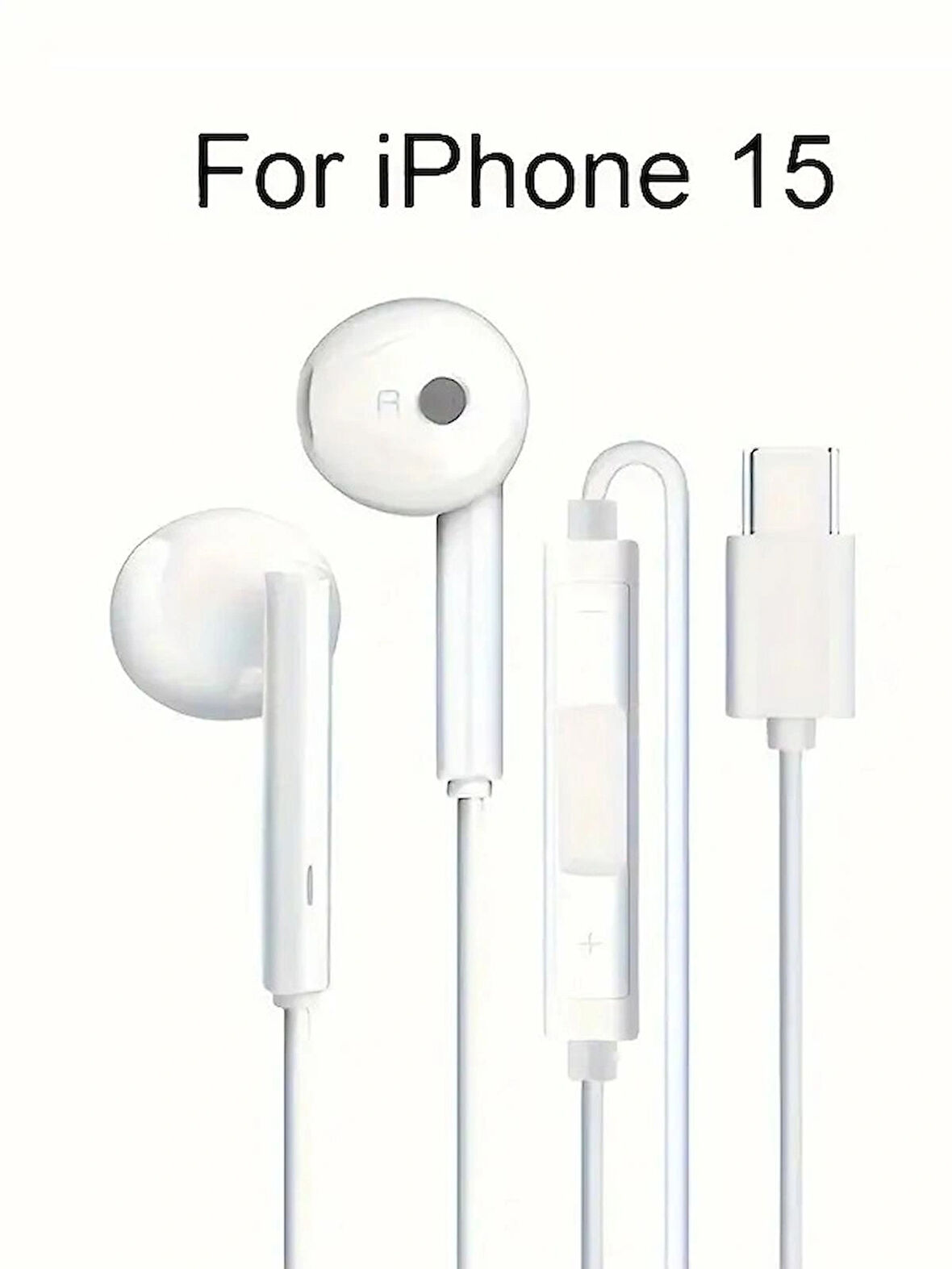 iPhone 15, 15 Plus, 15 Pro Ios 15 Pro Max Uyumlu Type-c Kulaklık