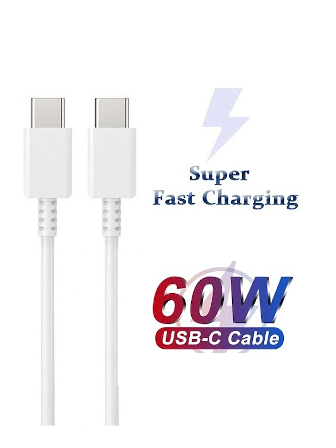 iPhone 15 15 Pro Max Uyumlu 60W Şarj Data Kablosu
