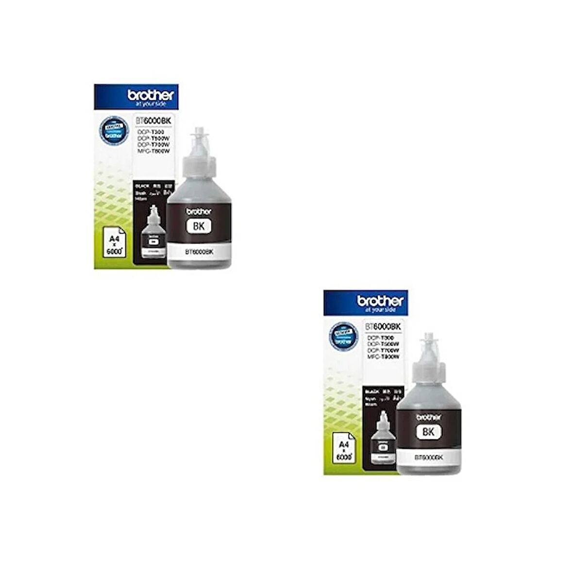 Brother BT-6000 / DCP-T825dw Siyah Orjinal Mürekkep 2'Lİ Avantaj Paket 