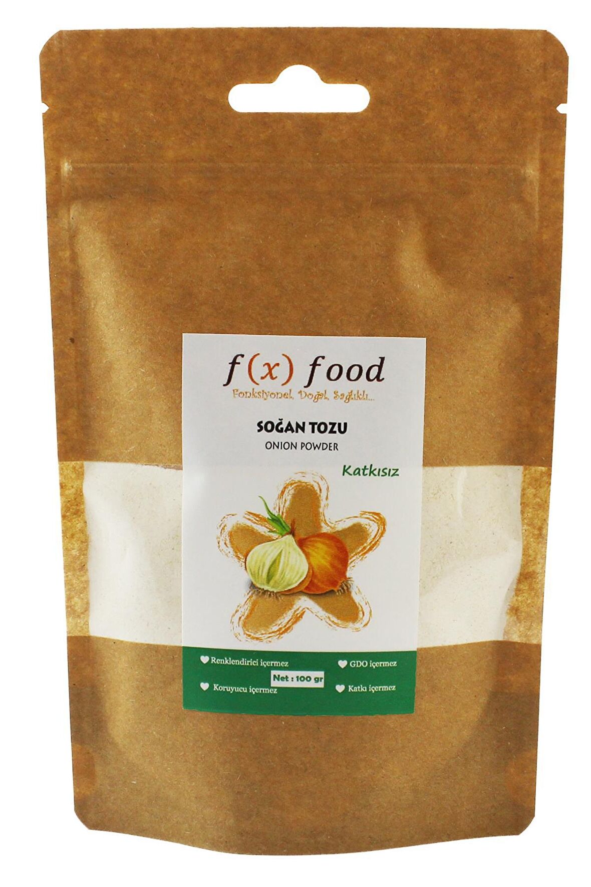 Fx Food Soğan Tozu Katkısız 100 Gr