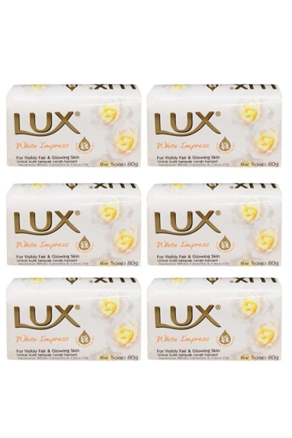 Lüx Sargılı Sabun 80gr. 6lı - 480gr. White Impress