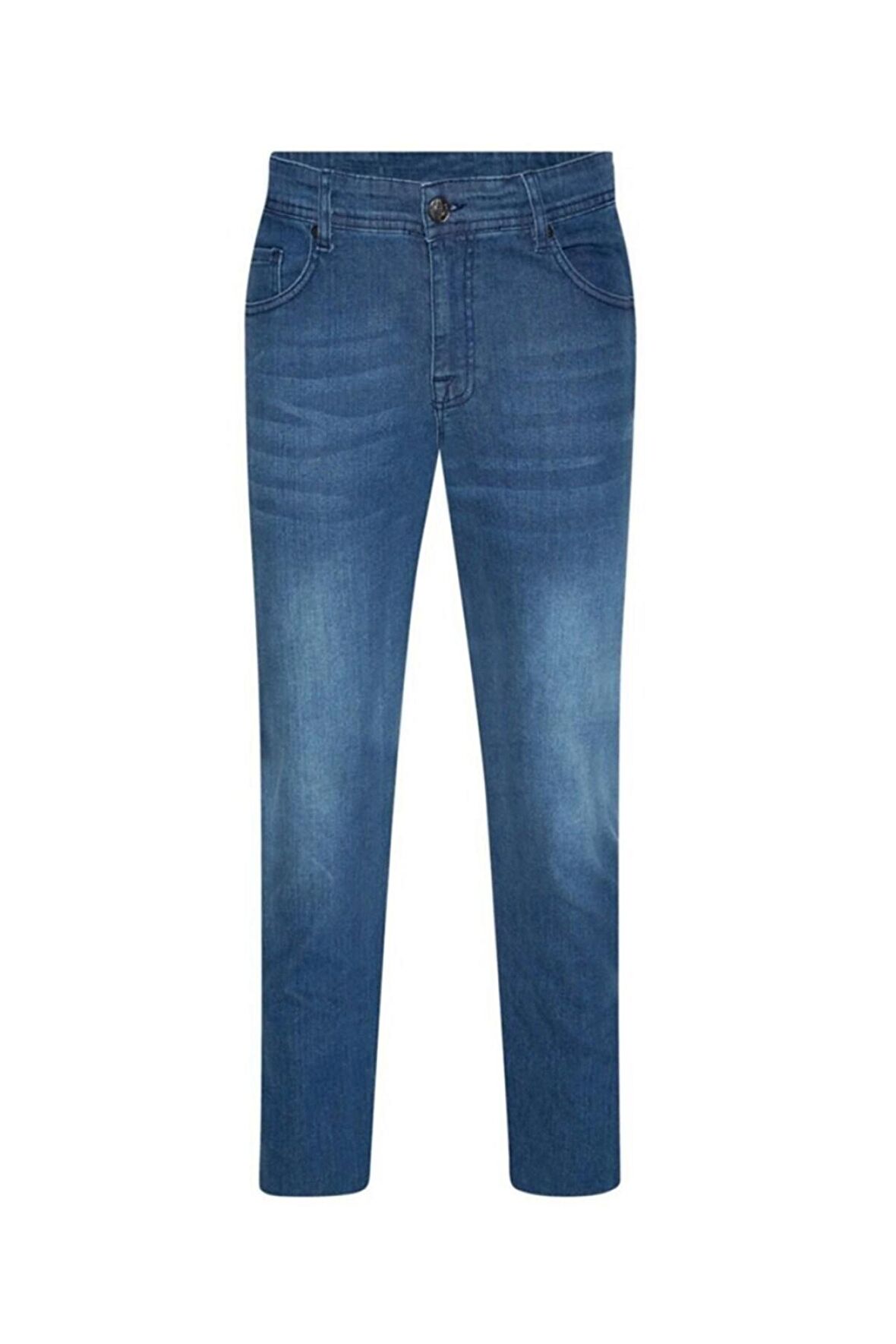 Süvari Smart Extra Slim Dar Kalıp Mavi Kot Pantolon