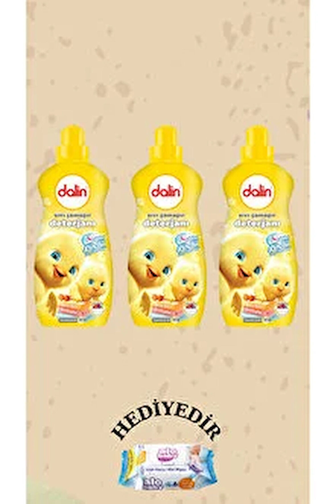 Dalin Çamaşır Deterjanı Bıcı Bıcı Kokulu 1500 ml 3 Adet