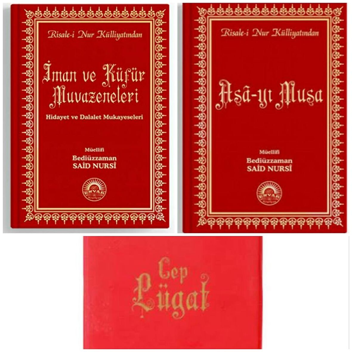 Risale Nur Külliyatından Başlangıç Seti  (İman ve Küfür Asayı Musa Cep Lügatı)