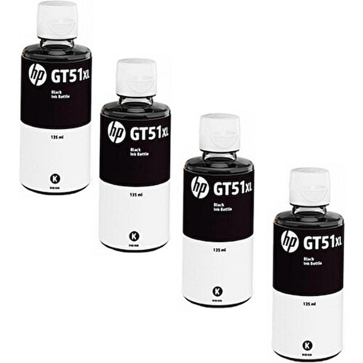 Hp GT51XL / P0R21a Siyah Orjinal Mürekkep 4'LÜ Avantaj Paket 