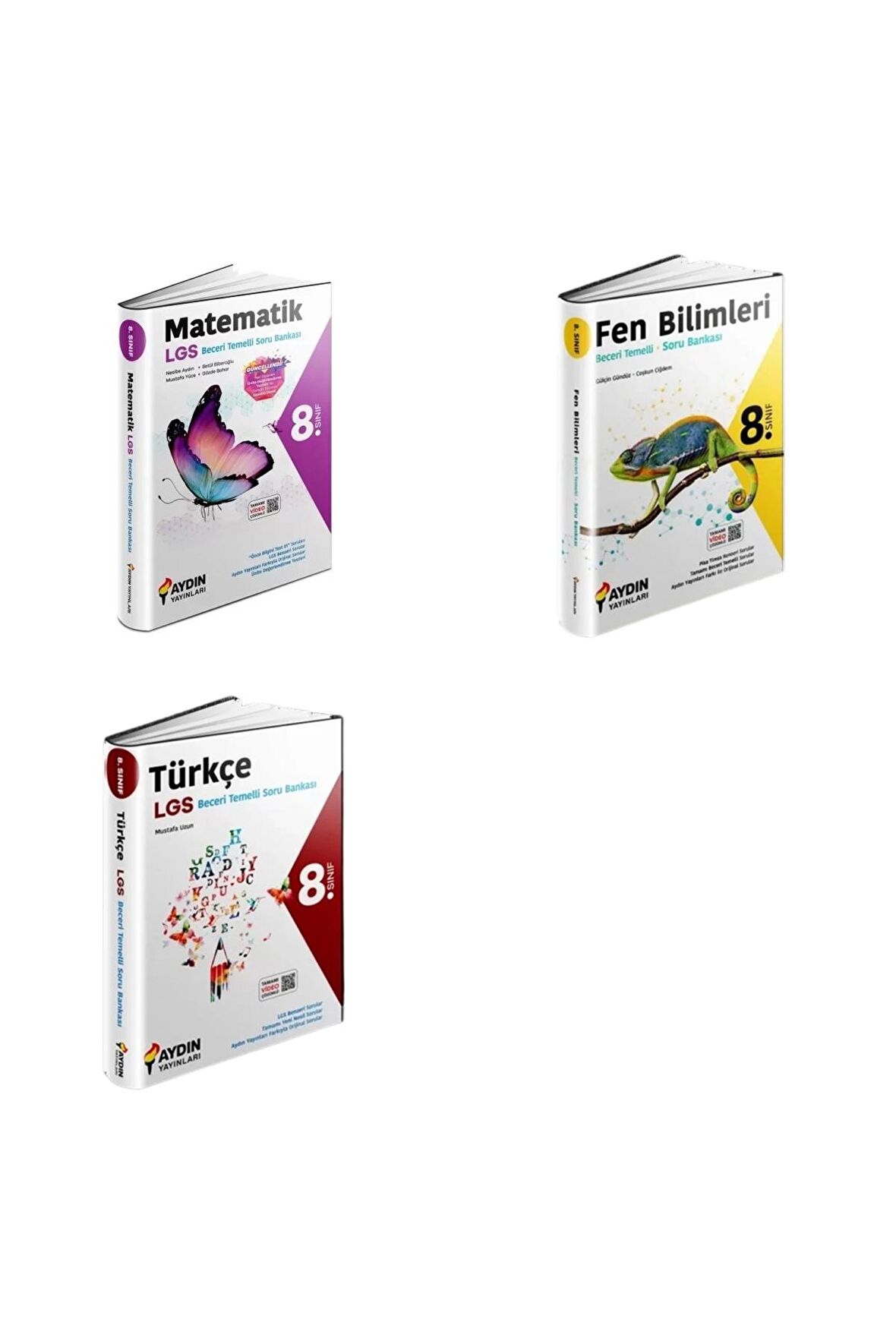 LGS 8.Sınıf Matematik Fen Bilimleri Türkçe BTS Soru Bankası